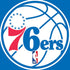 NBA Philadelphia 76ers Large Logo Moto E5 Play Skin